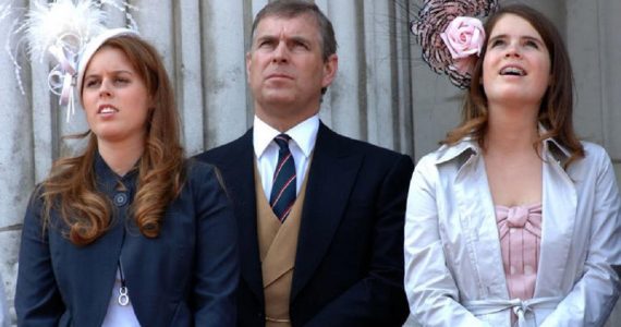 Prince Andrew's daughters are visiting him more often.