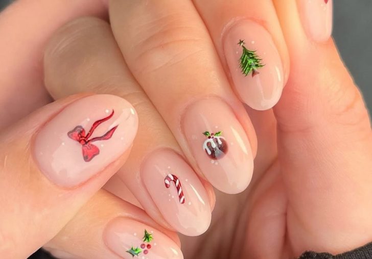 Christmas nail design